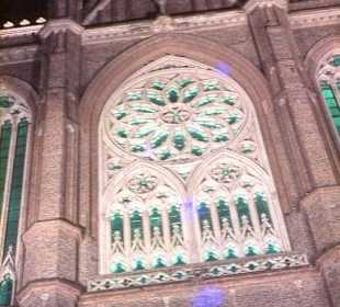 Die Rosette der Kathedrale