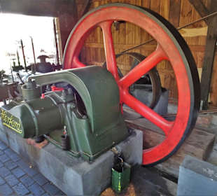 Im Sägewerk des Dörpmuseum Münkeboe