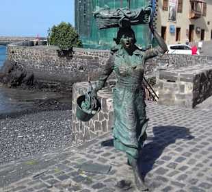 Denkmal Fischerin in Puerto de la Cruz