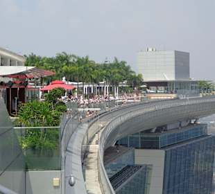 Blick auf den Pool des Sands