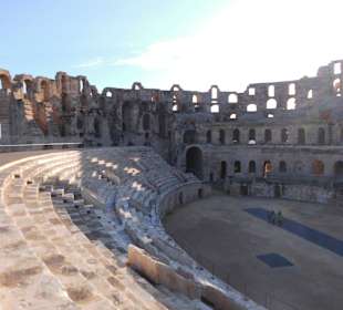 Kolosseum in El Jem Tunesien