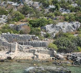 Kekova - versunkene Stadt im Mittelmeer