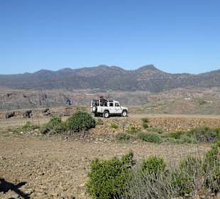 Mit dem Jeep in den Bergen
