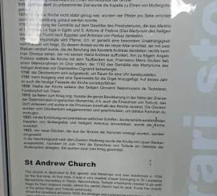 Geschichte der Kirche S.Andrea