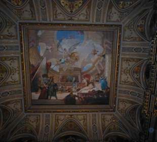 Deckengemälde Eingangshalle