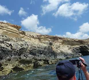 Auf der Fahrt zur Blauen Grotte