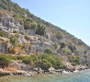 Kekova - versunkene Stadt im Mittelmeer