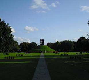 Blick aus dem Eingangsgebäude