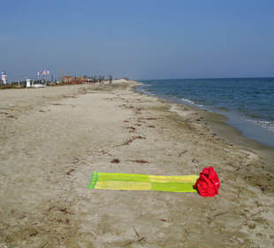 Strand am nördlichen Ende Paralias
