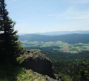 Aussicht von der Kötztinger Hütte