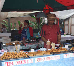 Markt in Khao Lak, Essen war sehr gut 