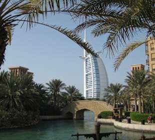Burj Arab Ansicht Park und Lagune
