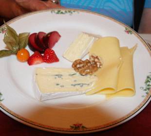 Auf Wunsch auch Käse