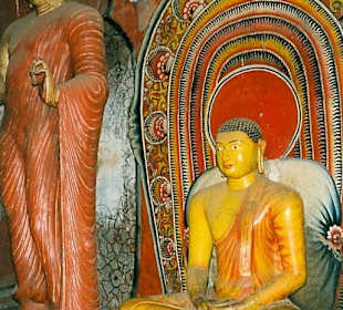 Dambulla Buddhafiguren