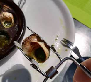 Weinbergschnecken in Kräuterbutter