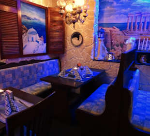 In den Gasträumen des Olympischen Feuers