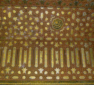 Holzgewölbe des Goldenen Saals