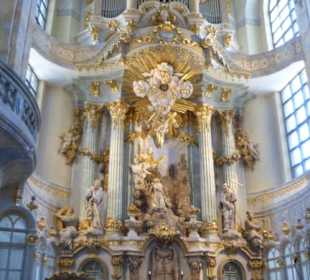 In der Frauenkirche von Dresden