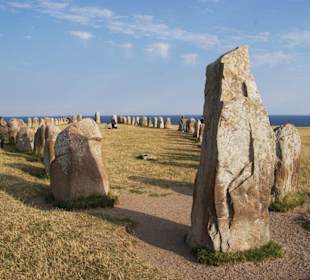 Ales Stenar in der Abendsonne - super 