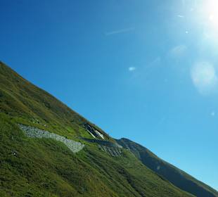 Rückblick zur Strecke