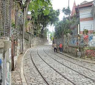 Hier soll ab Juli 15 die Straßenbahn wieder fahren