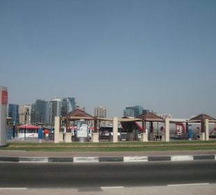 Sicht von den Anlegestellen aus