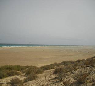 (Kite-)Surfer-Strand "nebenan" in der Bucht