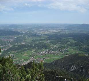 Blick vom Predigtstuhl auf Bad Reichenhall