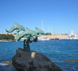 Ausflug Rhodos-Stadt Hafen