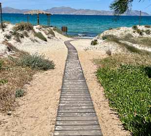 Weg - für rollis zu schmal und steil