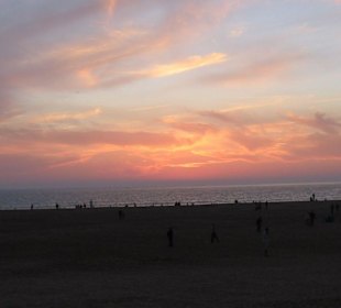 Plaża służy nie tylko do opalania..