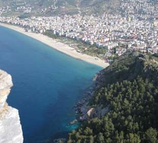 Kleopatra-Strand von oben