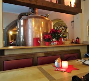 Blick in die Gasträume des Ambräusianum