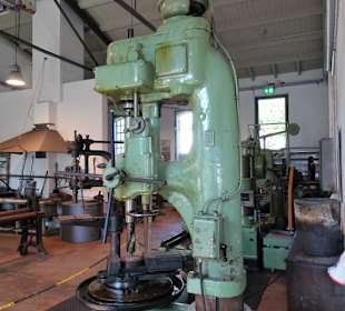 In der Maschinenhalle des Museums Kupfermühle