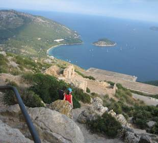 Blick vom Piratenturm Talaia d`Albercutx