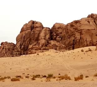 Wüstenlandschaft Wadi Rum