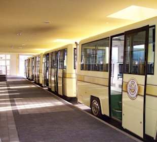 Besichtigungzug in der Brauerei