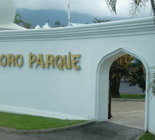 Eingang Loro Parque Teneriffa