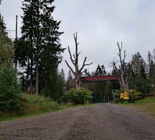 Eingang zum Elchpark