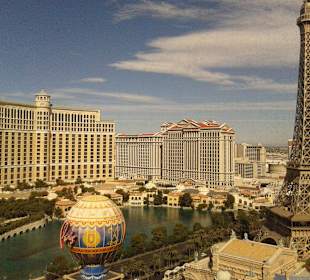 Blick auf dem Planet Hollywood Zimmer 26. Stock