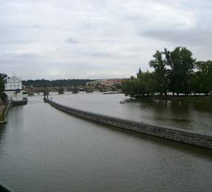 Blick auf die Moldau