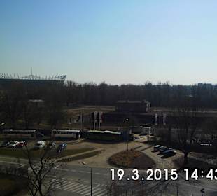 Narodowy widziany z Pragi.