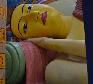 Karandeniya Tempel / Liegender Buddha
