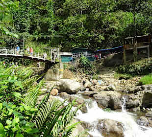 Brücke über den Fluss