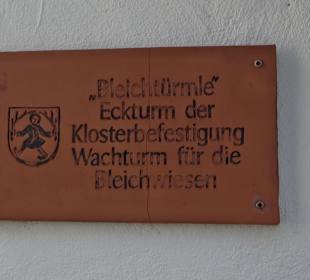 Bleichtürmle - Eckturm Klostermauer