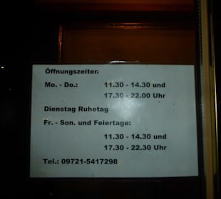 Öffnungszeiten & Tel.-Nr. laut Aushang Nov. 2022
