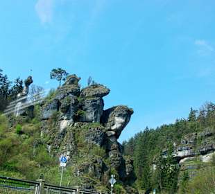 Pottenstein berühmte Felsen