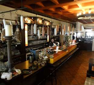 Blick in den Gastraum der Bodega del Puerto