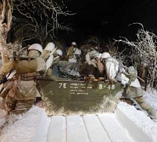 Diorama der Ardennenschlacht