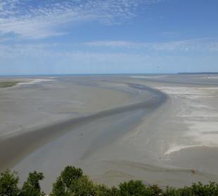 Aussicht von Abtei auf Watt